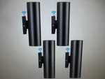 Hkmgt Black Dusk To Dawn Outdoor Hardwired Cylinder Wall Lantern Sconce. Fixed Price $113.95.