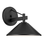 Kichler Ripley 10" 1LIGHT Outdoor Wall In Black For Exterior Doors. Fixed Price $90.00.