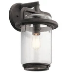 Kichler Andover Large Outdoor 1 Light Wall, Weathered Zinc - 49866WZC. Fixed Price $434.99.
