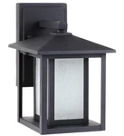 Sea Gull Hunnington Light 11 Inch Outdoor Wall Lantern, Black, 89029-12. Fixed Price $74.97.