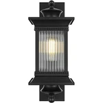 Elegant Lighting OD316W19BK Collins 18.5 Inch Black Outdoor Wall Sconce. Fixed Price $118.00.