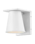 Textured White Led Wall Mount From The Hans Collection. Fixed Price $129.00.