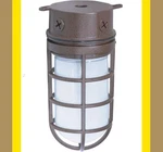 Nib! Nuvo Light 10" Industrial Surface Mount, Frosted Glass, Old Bronze SF76-625. Fixed Price $36.50.