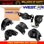 Motor & Trans Mount Set For 1992-1993 Honda Civic Dx/lx 1.6L Auto 6PCS. Fixed Price $72.95.