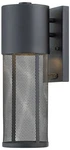 Hinkley Aria 15 1/2" High Black And Steel Mesh Outdoor Wall Light. Fixed Price $209.00.
