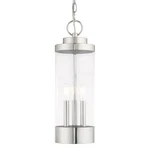 Livex Lighting 20727 Hillcrest 3 7"W Outdoor Mini Pendant - Chrome. Fixed Price $439.96.