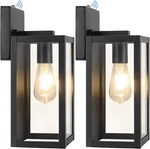 Beslowe 2-PACK Dusk To Dawn Outdoor Wall Lanterns Lights, Matte Black Waterpr.... Fixed Price $79.86.