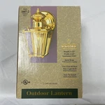 Prime Outdoor Coach Lantern Polished Brass Finish M#1607-2. Fixed Price $38.95.