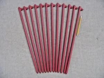 Monk Industries 6 Pack Red 5/8" X 24" Steel Stakes Anchors. Made Usa. Fixed Price $49.99.
