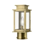 Livex Lighting 20201 Princeton 11" Tall Post - Brass. Fixed Price $299.96.