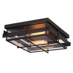 Muller - 2 Flush Mount 14 Inches Wide By 5 High Eurofase Lighting. Fixed Price $585.00.