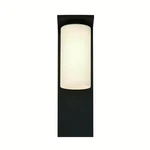 Satin Black One Light Outdoor Wall Sconce From The Colonne Collection. Fixed Price $385.00.