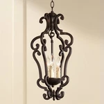 Maxim Richmond 11" Wide Umber Finish 3-LIGHT Scroll Pendant Chandelier. Fixed Price $338.00.