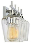 Octave 4 Bathroom Vanity Light New Polished Chrome By Savoy House Free Shipping. Fixed Price $179.95.