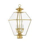 Livex Lighting 2384 Westover 22"H Outdoor Single Head - Brass. Fixed Price $499.96.
