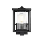 Elegant Lighting Dover Outdoor Sconce, Black/clear - OD302W12BK. Fixed Price $118.00.