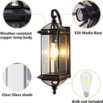 Milaii Copper Outdoor Wall Lights 20" Exterior Fixture Oil Rubbed Bronze. Fixed Price $149.99.