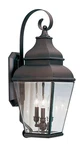 Livex Lighting 2593-07 Exeter Outdoor Bronze Finish Solid Brass Wall .... Fixed Price $1235.28.