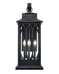 Powder Coated Black Outdoor Lantern From The Mallorey Collection. Fixed Price $299.90.