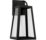 Capital 943711BK-GL Leighton Outdoor Wall Lantern, 1-LIGHT Watts, Black. Fixed Price $106.07.