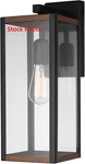 Globe Electric Bowery 1-LIGHT Matte Black Outdoor Indoor Wall Lantern Sconce. Fixed Price $49.99.