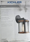 Kichler Barrington -light 13-IN Distressed Black Hardwired Outdoor Wall. Fixed Price $60.00.