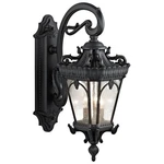 Kichler 9358 Tournai Light 29"W Outdoor Wall Sconce - Black. Fixed Price $779.99.