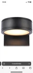 Living District LDOD4018BK Raine 5 Inch Black Outdoor Wall Light. Fixed Price $15.00.