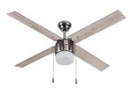 Portage Bay Chism 52" Ceiling Fan W/ Light, Quiet Motor & Pull Chain, Gun Metal. Fixed Price $39.99.