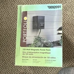 Portfolio 120W Outdoor Magnetic Transformer Black Weather Resistant Timer. Fixed Price $40.00.