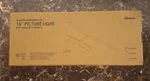 Amertac Wireless Battery Operated Led Picture Light With Remote Dimmable 16". Fixed Price $21.99.