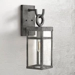 Hinkley Porter 18 1/2" High Rectangular Aged Zinc Outdoor Wall Light. Fixed Price $299.00.
