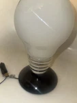 Pop Art Post Modern Glass Lightbulb Lamp Table Or Hang Red Special. Fixed Price $189.99.