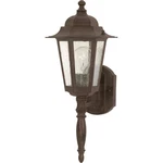 Nuvo Cornerstone Light 18" Wall Lantern W/ Clear Seed Glass 60-986. Fixed Price $51.19.