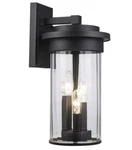 Hampton Bay Northwood Large 16.5 3 Light Black Outdoor Wall Fixture New. Fixed Price $70.00.