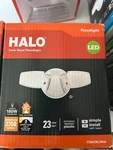 Halo Integrated Led FT28VCW Twin Head Security Floodlight White Selectable Color. Fixed Price $26.99.