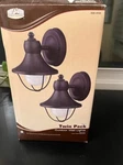 Patriot Lighting Twin Pack Outdoor Wall Lights Nautical 356-4132 New Never Used. Fixed Price $40.00.