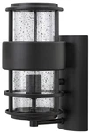 Hinkley Saturn 6" Wide Satin Black Outdoor Wall Light. Fixed Price $299.00.