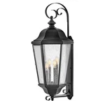 Hinkley Lighting Edgewater 4LT Outdoor Wall Mount, Black/clear Seedy - 1679BK. Fixed Price $934.15.