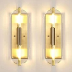 Cjy Modern Brass Wall Sconce Fixture Gold Up Down Lighting Decor 2-PACK. Fixed Price $20.00.