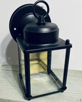 Designers Fountain 1161-BK Exterior Wall Lantern Black Finish Mount New. Fixed Price $11.99.