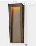 Hinkley Lighting 2144 Taper 120V 8W 15" Tall Coastal Elements Led - Black. Fixed Price $250.00.