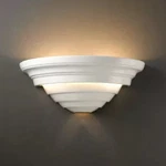 Justice Design Group CER-1555-WHT-LED1-1000 Wall Sconces Indoor Lighting. Fixed Price $116.50.