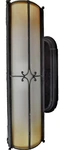 Kichler 18 In. 2-LIGHT Architectural Antique Black Outdoor Hardwire Wall Lantern. Fixed Price $138.95.
