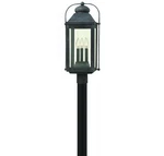 Hinkley 1851DZ 24.25" Outdoor Post Lantern Aged Zinc. Fixed Price $629.00.