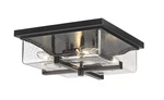 Sana 4-LIGHT Outdoor Flush Ceiling Mount Fixture Black. Fixed Price $294.00.