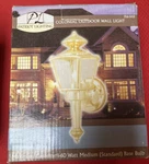 Patriot Lighting Colonial Outdoor Wall Bright Brass Clear Glass -- Nib. Fixed Price $24.99.