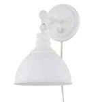 Home Decorators Collection Franklin 1-LIGHT Wired Sconce Distressed White. Fixed Price $29.26.