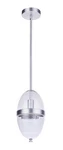 Satin Aluminum One Light Outdoor Pendant From The Sivo Collection. Fixed Price $112.20.