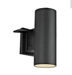 Home Decorators Turrill Matte Black Cylinder Outdoor Wall Light Porch Sconce. Fixed Price $49.99.